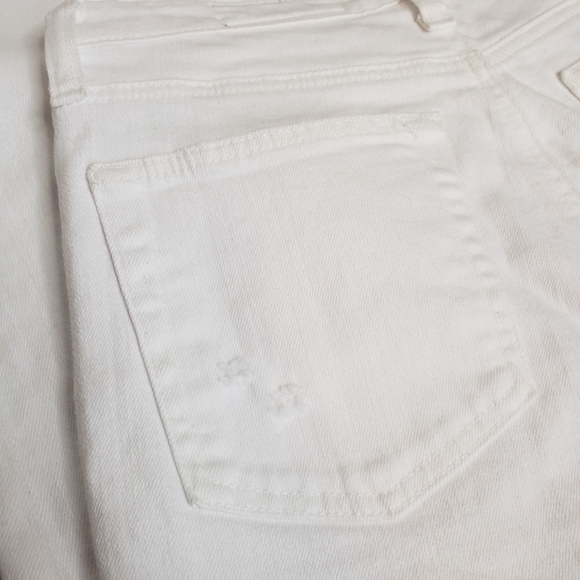 Anthropologie AG White High Rise Cropped Jeans - Picture 4 of 12